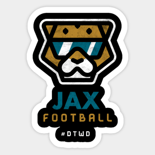 Duval Til We Die! Jacksonville football tailgate party gear Sticker